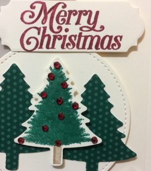 Pine Tree Punch Perfectly Plaid Christmas Trees Christina Barnes Dot Dot Stamping